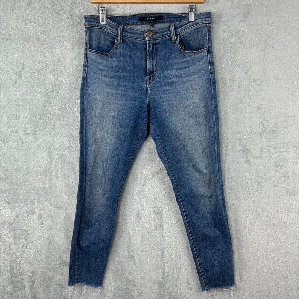 J Brand Alana Skinny Jeans Womens 29 Medium Washβ Blue Stretch Denim